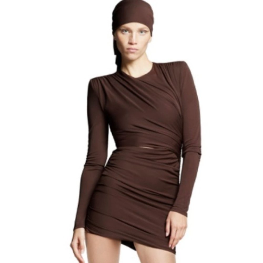 Zara Brown Mini Dress